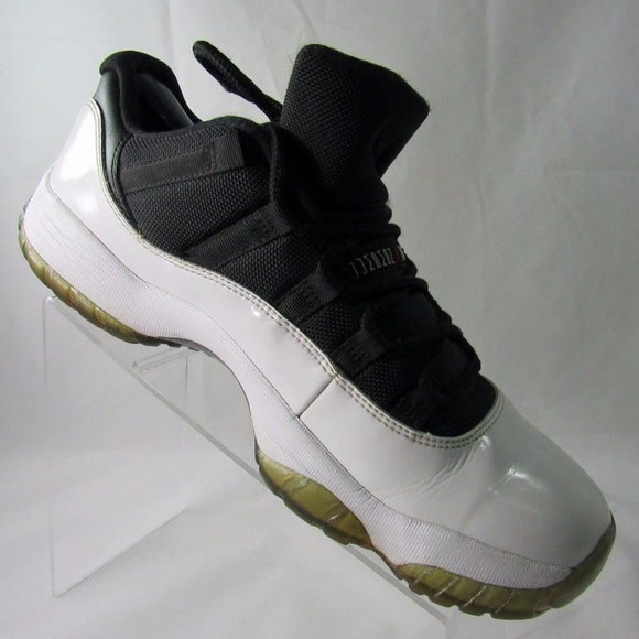 Nike Air Jordan Size 11.5 White Black Mens C2A C5 main image 5